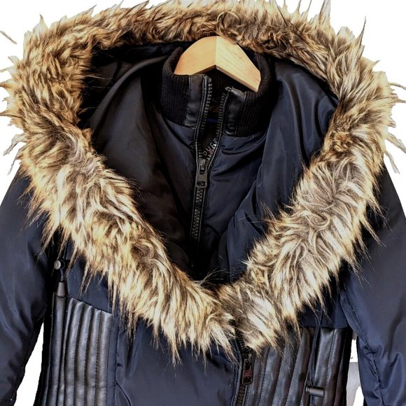 SEDUCTIONS Women's Winter Jacket City Parka Puffer High Neck Layered Hoo… - Picture 3 of 13